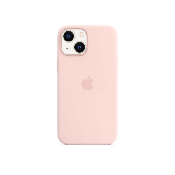 Apple Original iPhone 13 Skal Silicone Case MagSafe Kritrosa