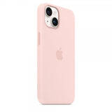 Apple Original iPhone 14 Plus Skal Silicone Case MagSafe Kritrosa