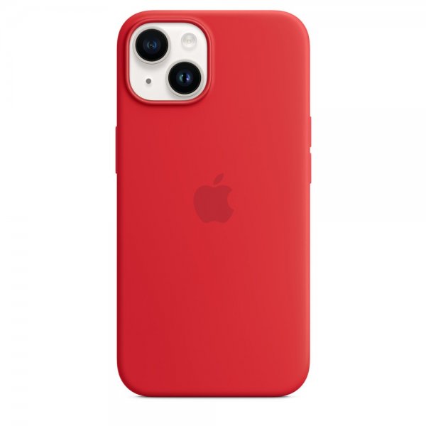 Apple Original iPhone 14 Plus Skal Silicone Case MagSafe (PRODUCT)RED