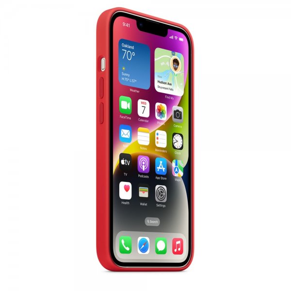 Apple Original iPhone 14 Plus Skal Silicone Case MagSafe (PRODUCT)RED