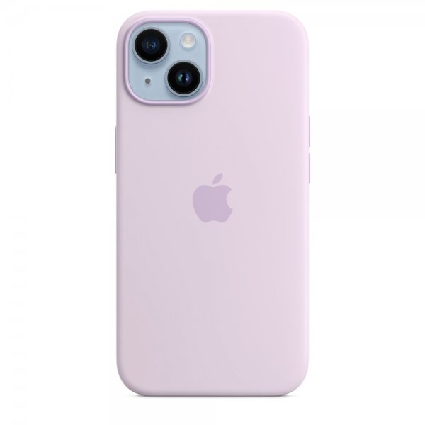 Apple Original iPhone 14 Plus Skal Silicone Case MagSafe Syrenblå