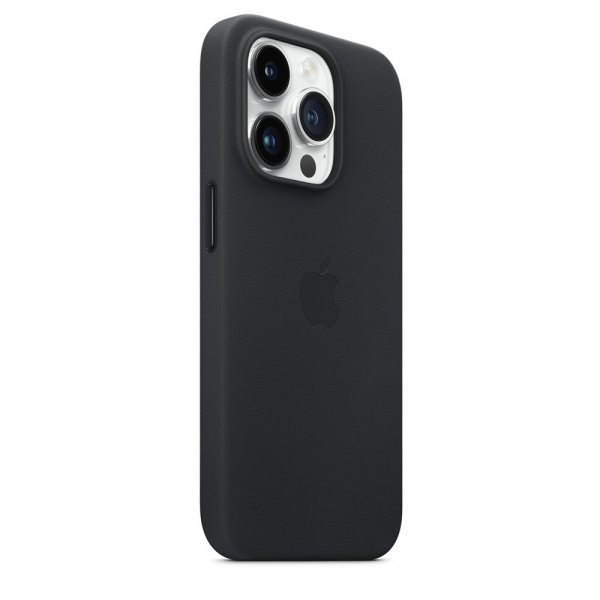 Apple Original iPhone 14 Pro Max Skal Leather Case MagSafe Midnatt