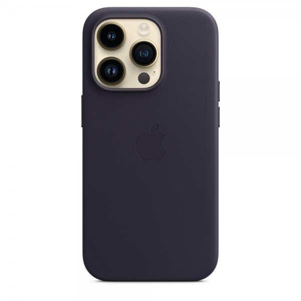 Apple Original iPhone 14 Pro Max Skal Leather Case MagSafe Ink