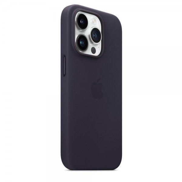 Apple Original iPhone 14 Pro Max Skal Leather Case MagSafe Ink