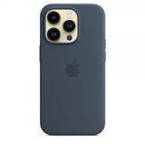 Apple Original iPhone 14 Pro Max Skal Silicone Case MagSafe Storm Blue