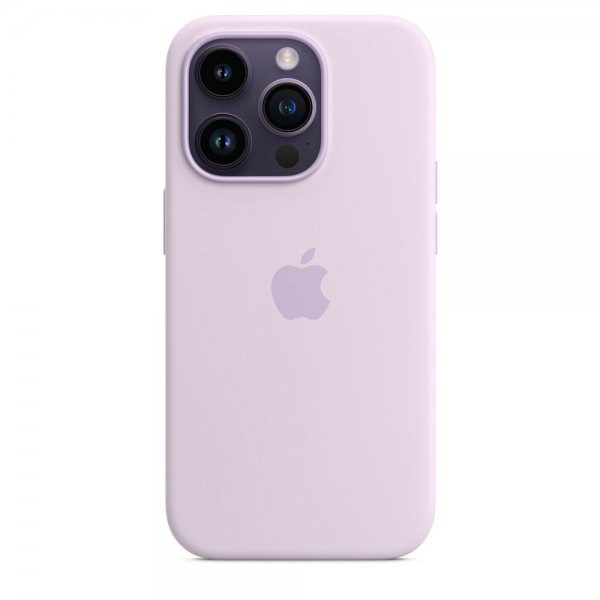 Apple Original iPhone 14 Pro Max Skal Silicone Case MagSafe Lilac