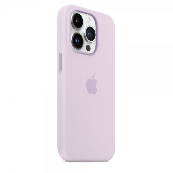 Apple Original iPhone 14 Pro Max Skal Silicone Case MagSafe Lilac