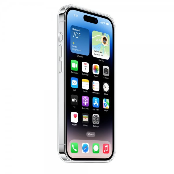 Apple Original iPhone 14 Pro Skal Clear Case MagSafe Transparent