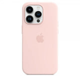 Apple Original iPhone 14 Pro Skal Silicone Case MagSafe Kritrosa