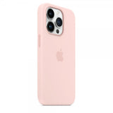 Apple Original iPhone 14 Pro Skal Silicone Case MagSafe Kritrosa