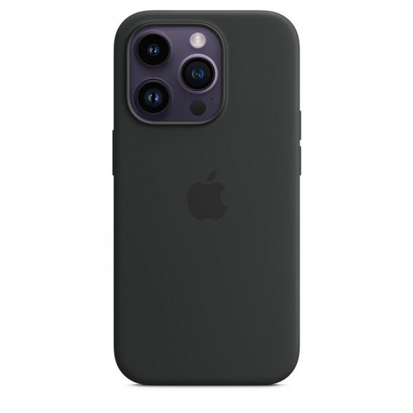 Apple Original iPhone 14 Pro Skal Silicone Case MagSafe Midnatt