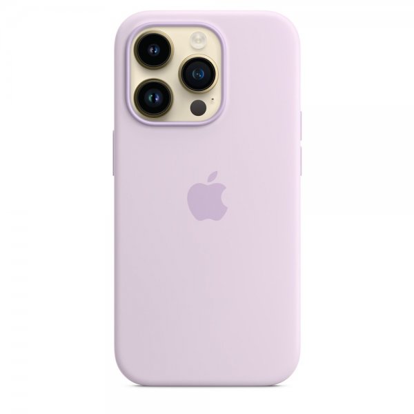 Apple Original iPhone 14 Pro Skal Silicone Case MagSafe Syrenblå