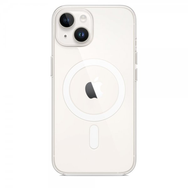 Apple Original iPhone 14 Skal Clear Case MagSafe Transparent