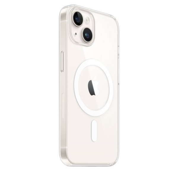 Apple Original iPhone 14 Skal Clear Case MagSafe Transparent