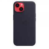 Apple Original iPhone 14 Skal Leather Case MagSafe Ink