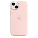 Apple Original iPhone 14 Skal Silicone Case MagSafe Kritrosa
