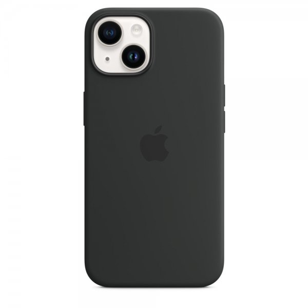 Apple Original iPhone 14 Skal Silicone Case MagSafe Midnatt