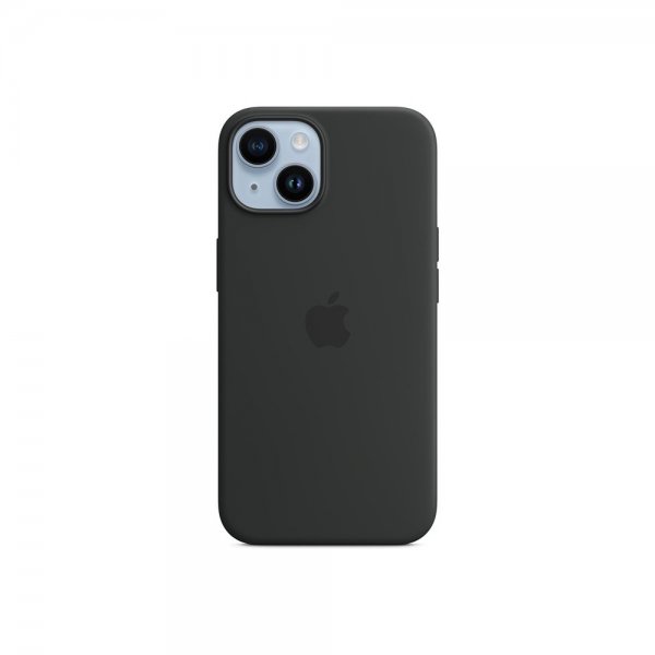 Apple Original iPhone 14 Skal Silicone Case MagSafe Midnight