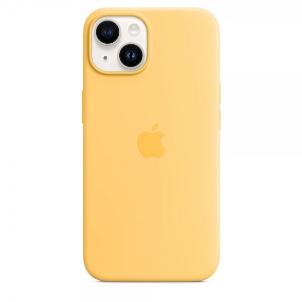 Apple Original iPhone 14 Skal Silicone Case MagSafe Solsken
