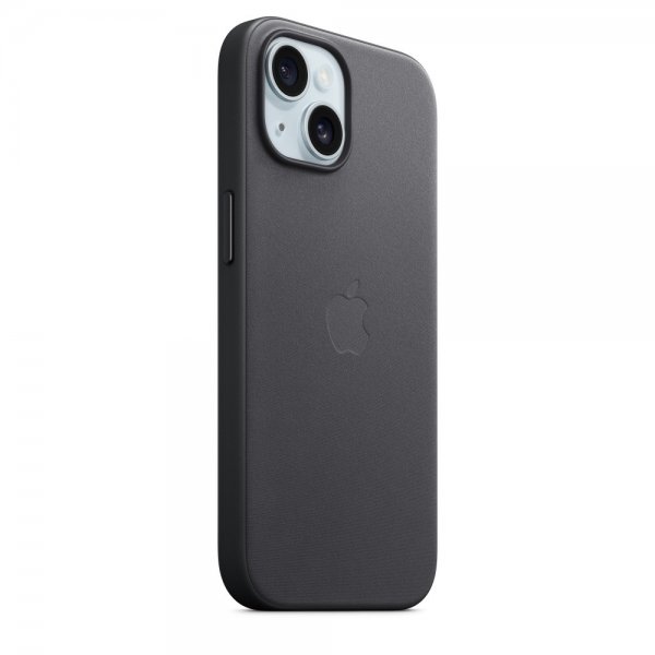 Apple Original iPhone 15 Plus Skal FineWoven MagSafe Svart