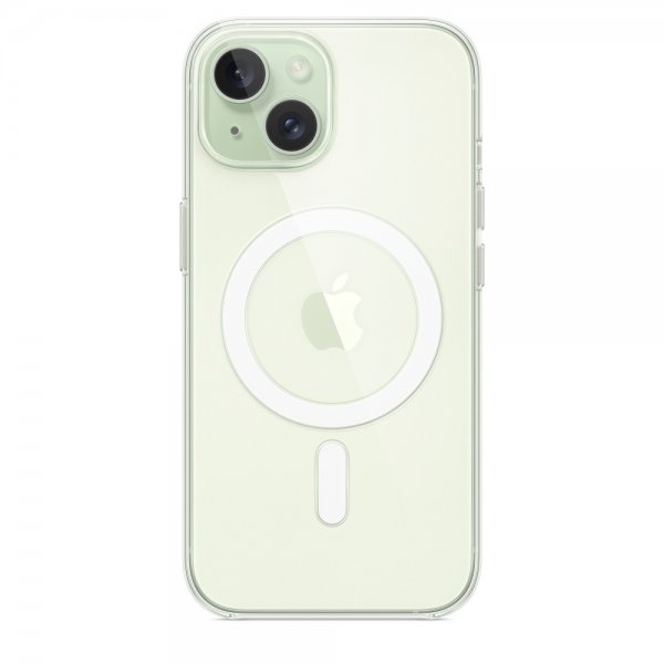 Apple Original iPhone 15 Plus Skal Transparent MagSafe Klar
