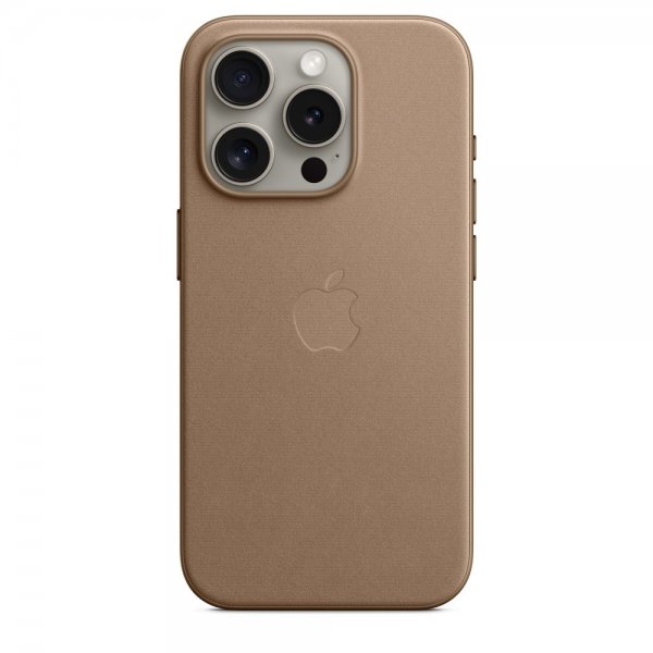 Apple Original iPhone 15 Pro Max Skal FineWoven MagSafe Taupe