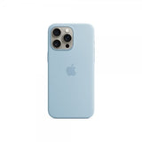 Apple Original iPhone 15 Pro Max Skal Silicone Case MagSafe Light Blue
