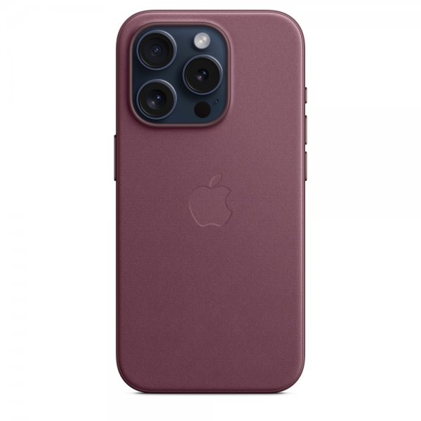 Apple Original iPhone 15 Pro Skal FineWoven MagSafe Mulberry