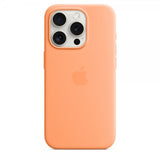 Apple Original iPhone 15 Pro Skal Silikon MagSafe Apelsinsorbet