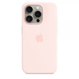 Apple Original iPhone 15 Pro Skal Silikon MagSafe Ljusrosa