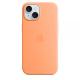 Apple Original iPhone 15 Skal Silikon MagSafe Apelsinsorbet