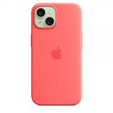 Apple Original iPhone 15 Skal Silikon MagSafe Guava