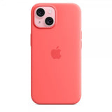 Apple Original iPhone 15 Skal Silikon MagSafe Guava