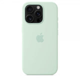 Apple Original iPhone 16 Pro Max Skal Silicone Case MagSafe Aquamarine