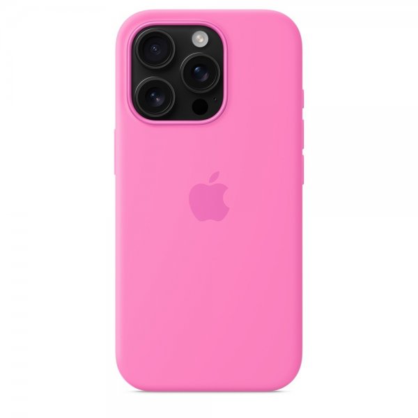 Apple Original iPhone 16 Pro Max Skal Silicone Case MagSafe Peony