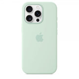 Apple Original iPhone 16 Pro Skal Silicone Case MagSafe Aquamarine