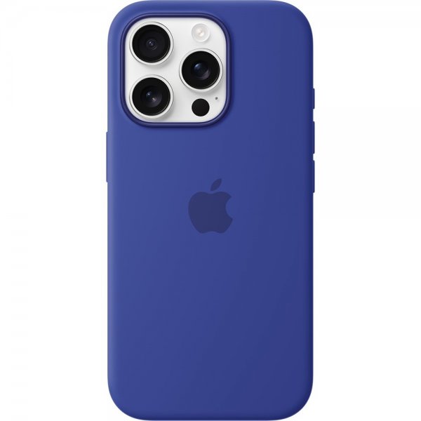 Apple Original iPhone 16 Pro Skal Silicone Case MagSafe Ultramarine