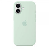 Apple Original iPhone 16 Skal Silicone Case MagSafe Aquamarine