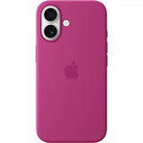 Apple Original iPhone 16 Skal Silicone Case MagSafe Fuchsia