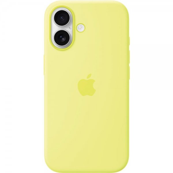 Apple Original iPhone 17 Skal Silicone Case MagSafe Neon Yellow