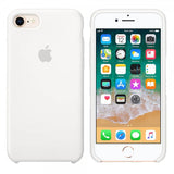 Apple Original iPhone 7/8/SE Skal Silicone Case Vit