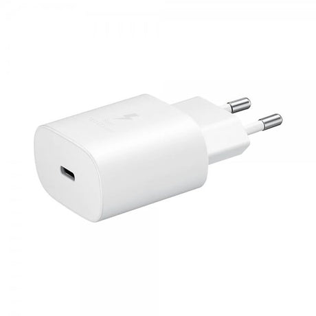 Samsung Original Väggladdare 25W med Type C till Type C-kabel Vit