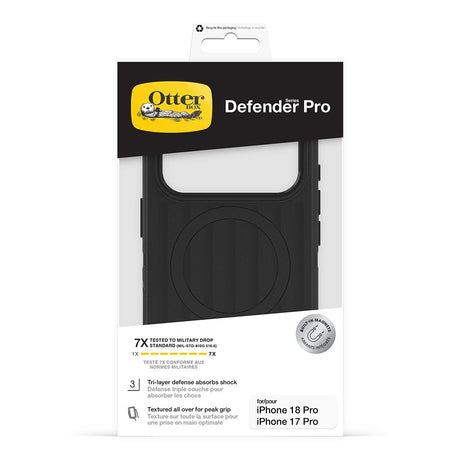 Otterbox iPhone 17 Pro/iPhone 18 Pro Skal Defender Pro MagSafe Svart