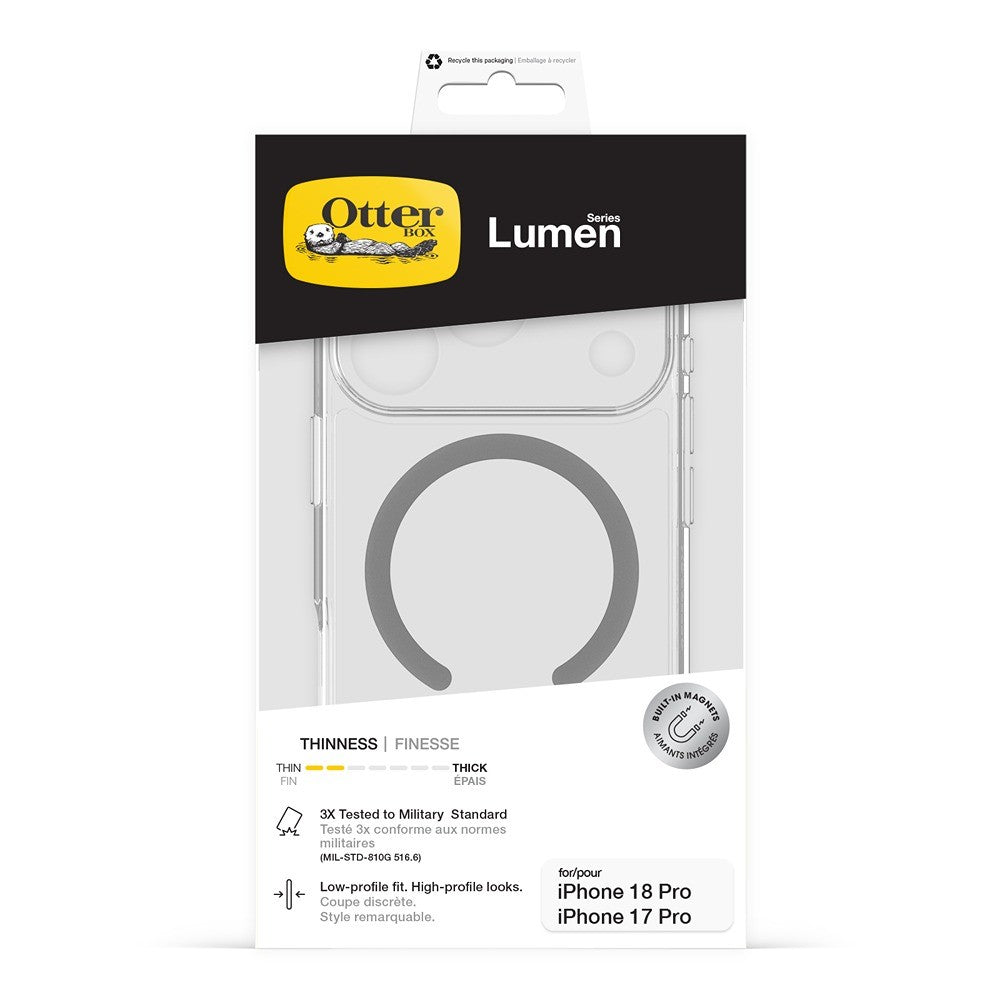 Otterbox iPhone 17 Pro/iPhone 18 Pro Skal Lumen MagSafe Transparent