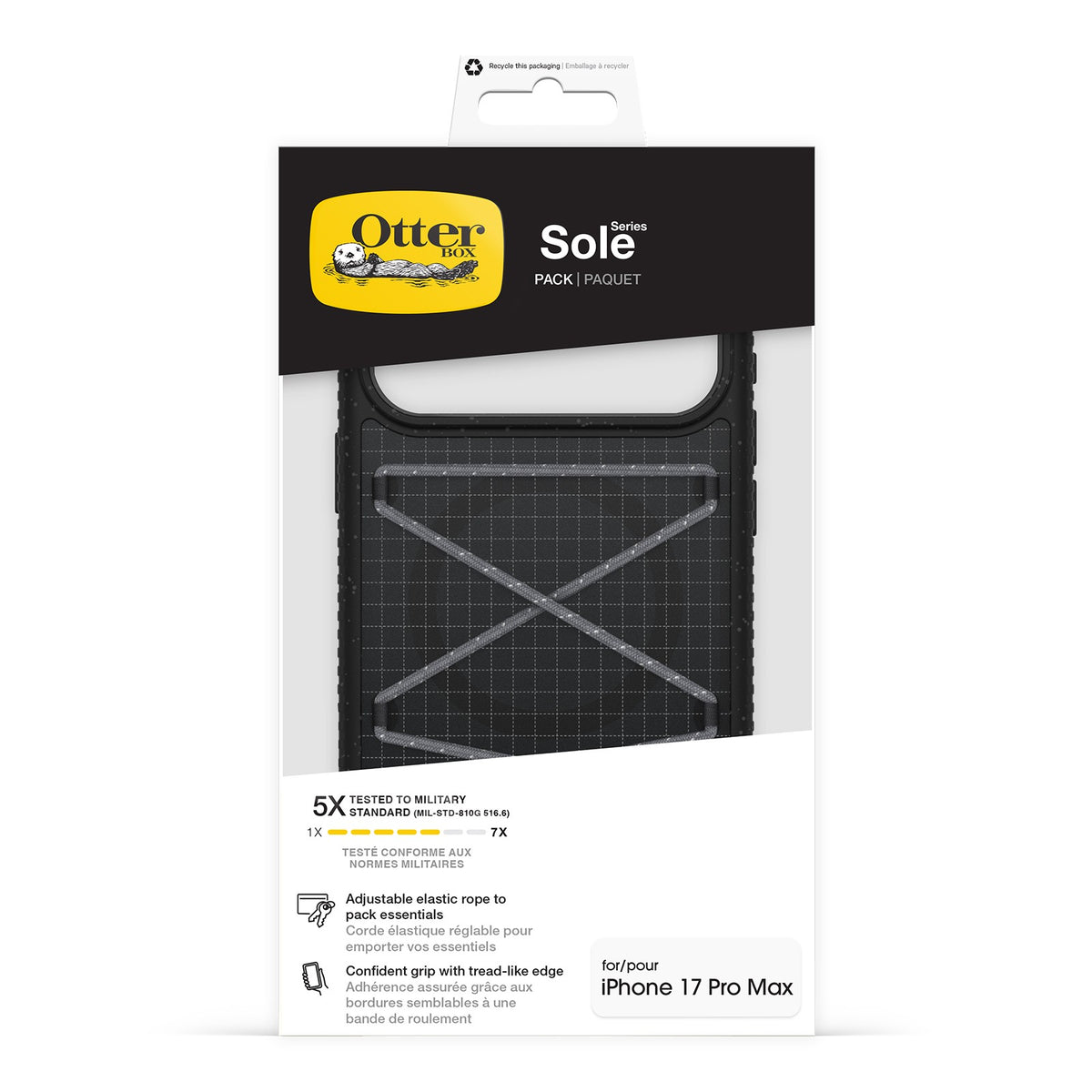 Otterbox iPhone 17 Pro Max/iPhone 18 Pro Max Skal Sole Pack MagSafe Svart