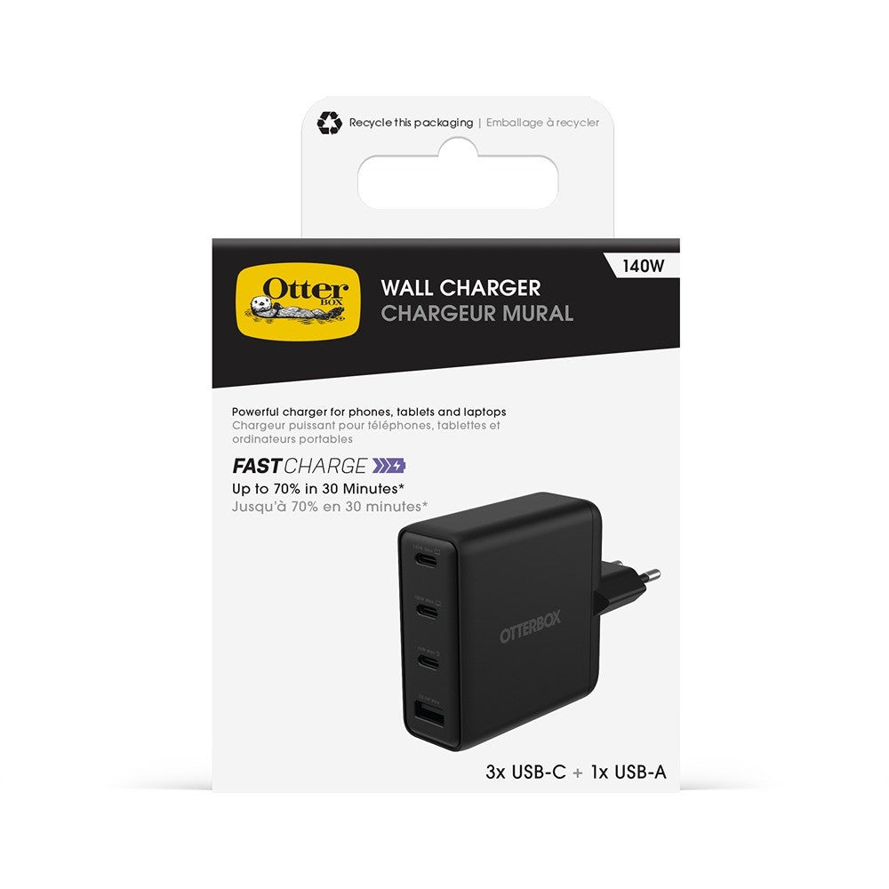 Otterbox Laddare Fast Charge Standard USB-C 140W Svart