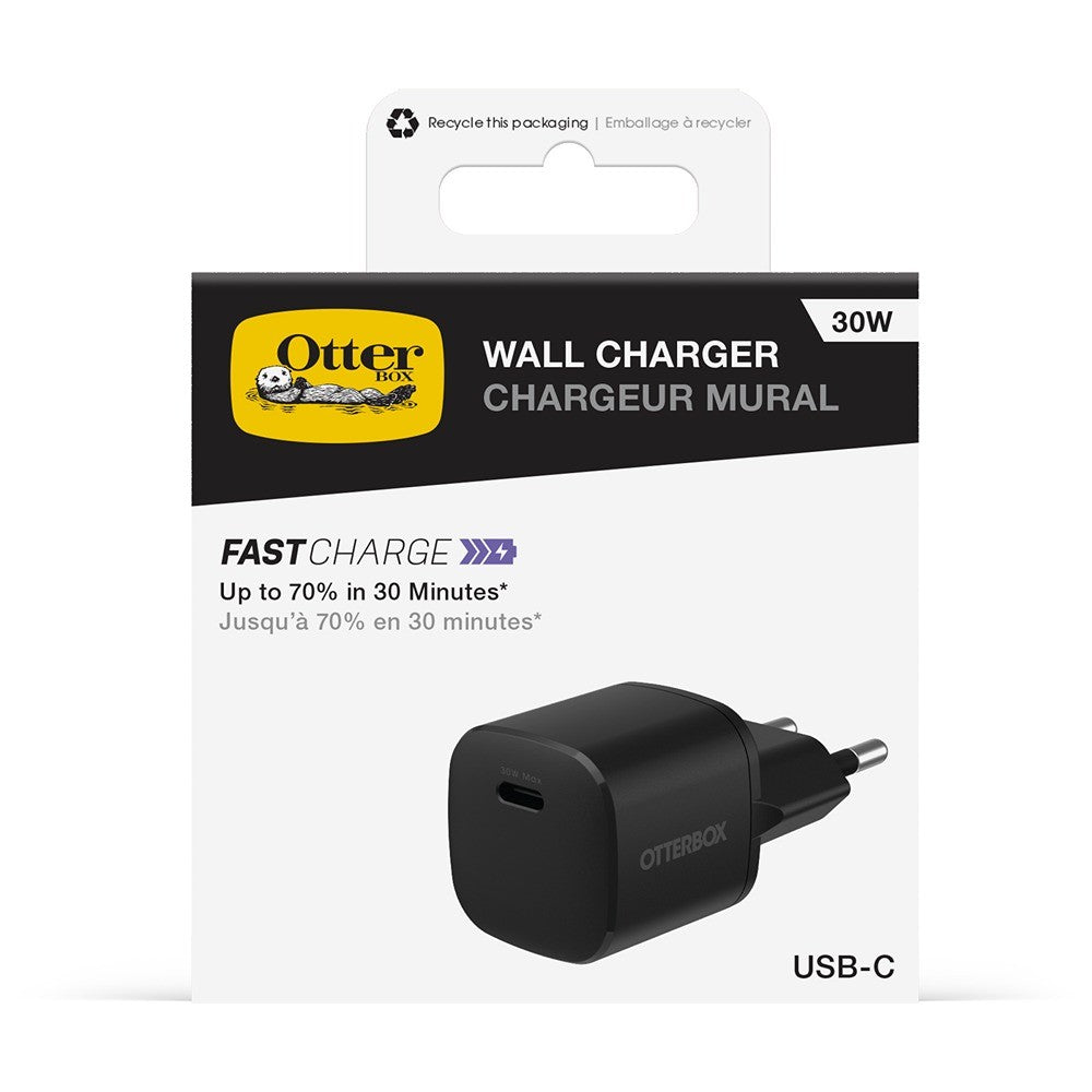 Otterbox Laddare Fast Charge Standard USB-C 30W Svart