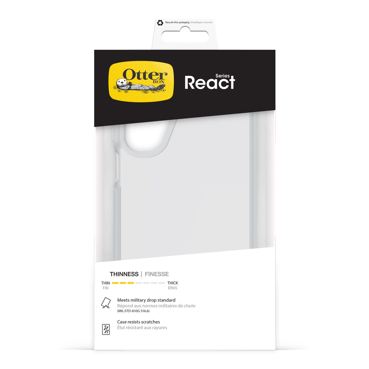 Otterbox Samsung Galaxy A16/A17/A18 Skal React Transparent