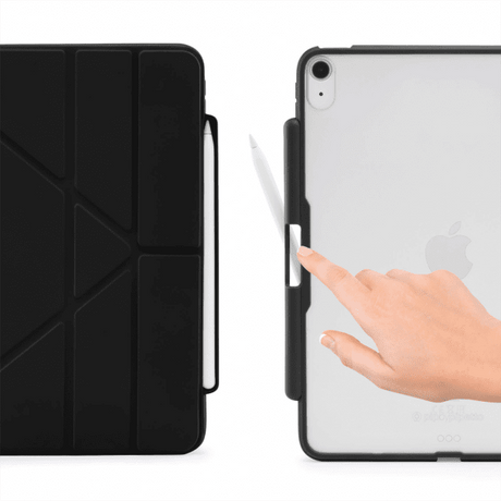Pipetto iPad Air 10.9 (gen 4/5) Fodral Origami No3 Svart