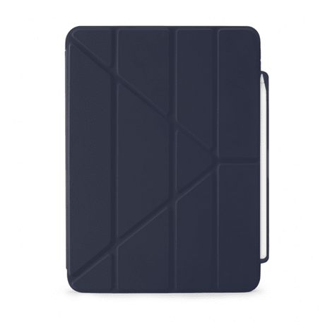 Pipetto iPad Air 11 (M2/M3/M4) Fodral Origami No3 Pencil Case Mörkblå